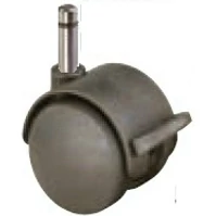 Bútorgörgő F85.050.E forgó fékes csap nélkül fekete terhelhető: 40kg (BS)