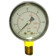 Manométer 40mm 1/8" 0-10bar MPS-40-0/10B alsó (AZP)