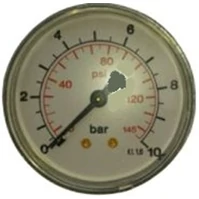 Manométer 40mm 1/8" 0-1bar MPS-40-0/1A hátsó (AZP)