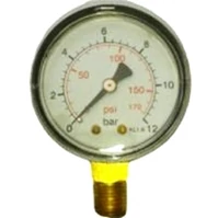Manométer 40mm 1/8" 0-1bar MPS-40-0/1B alsó (AZP)