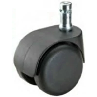 Bútorgörgő G15.050/G45.011 csappal fekete terhelhető: 50kg (BS)