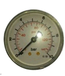 Manométer 40mm 1/8" 0-10bar MPS-40-0/10A hátsó (AZP)
