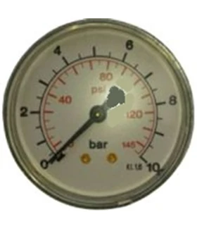 Manométer 40mm 1/8" 0-1bar MPS-40-0/1A hátsó (AZP)