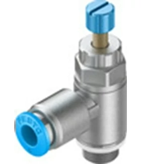 Fojtó-visszacsapó szelep L 6-1/8" GRLA-1/8-QS-6-RS-D 197581 (FES)