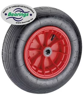 Alapkerék 400 D10.400 tömlős fekete keresztbordás terhelhető: 250kg (BS)