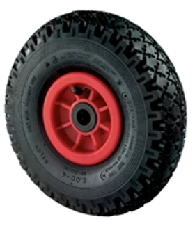 Alapkerék 400 D15.400 tömlős fekete hosszbordás terhelhető: 160kg (BS)